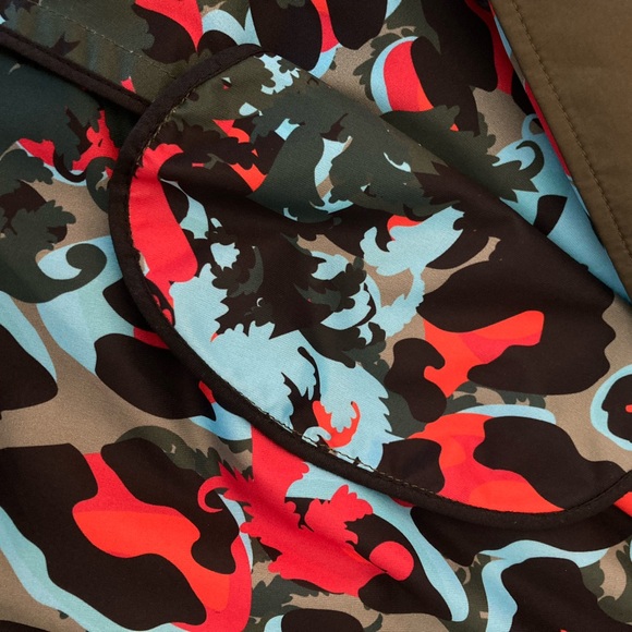 Young Versace Military Green Girls Jacket - Picture 5 of 10